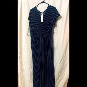 Navy blue jumpsuit